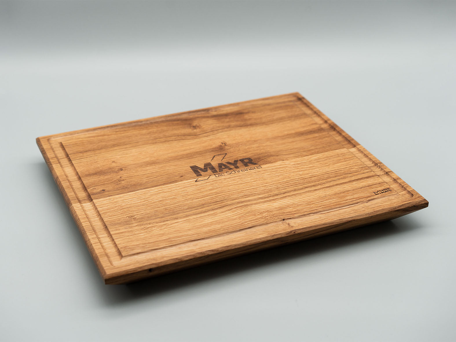 Großes Holz-Schneidebrett in Eiche