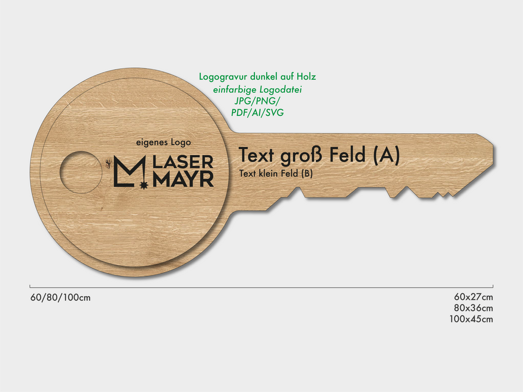 Symbolischer Übergabeschlüssel XXL